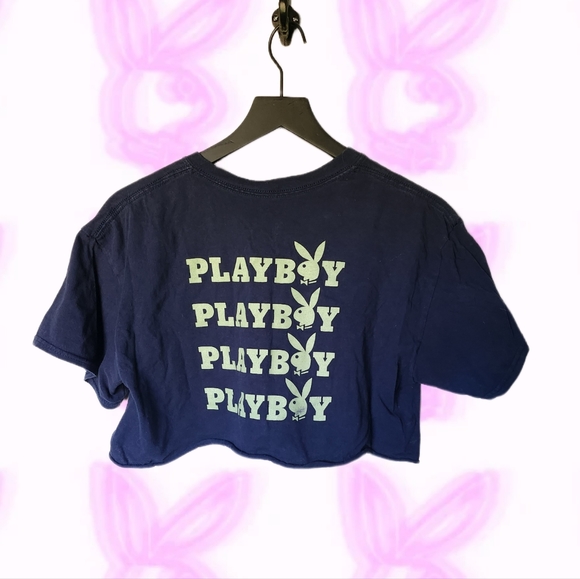PLAYBOY Tops - Playboy Graphic Cropped Tee